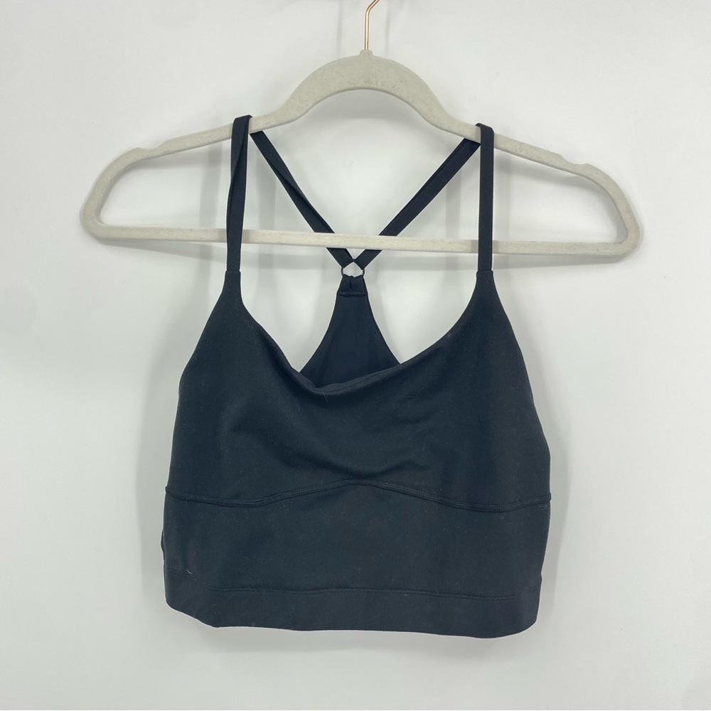 Outdoor Voices flow Freeform crop top Tank black Sz M